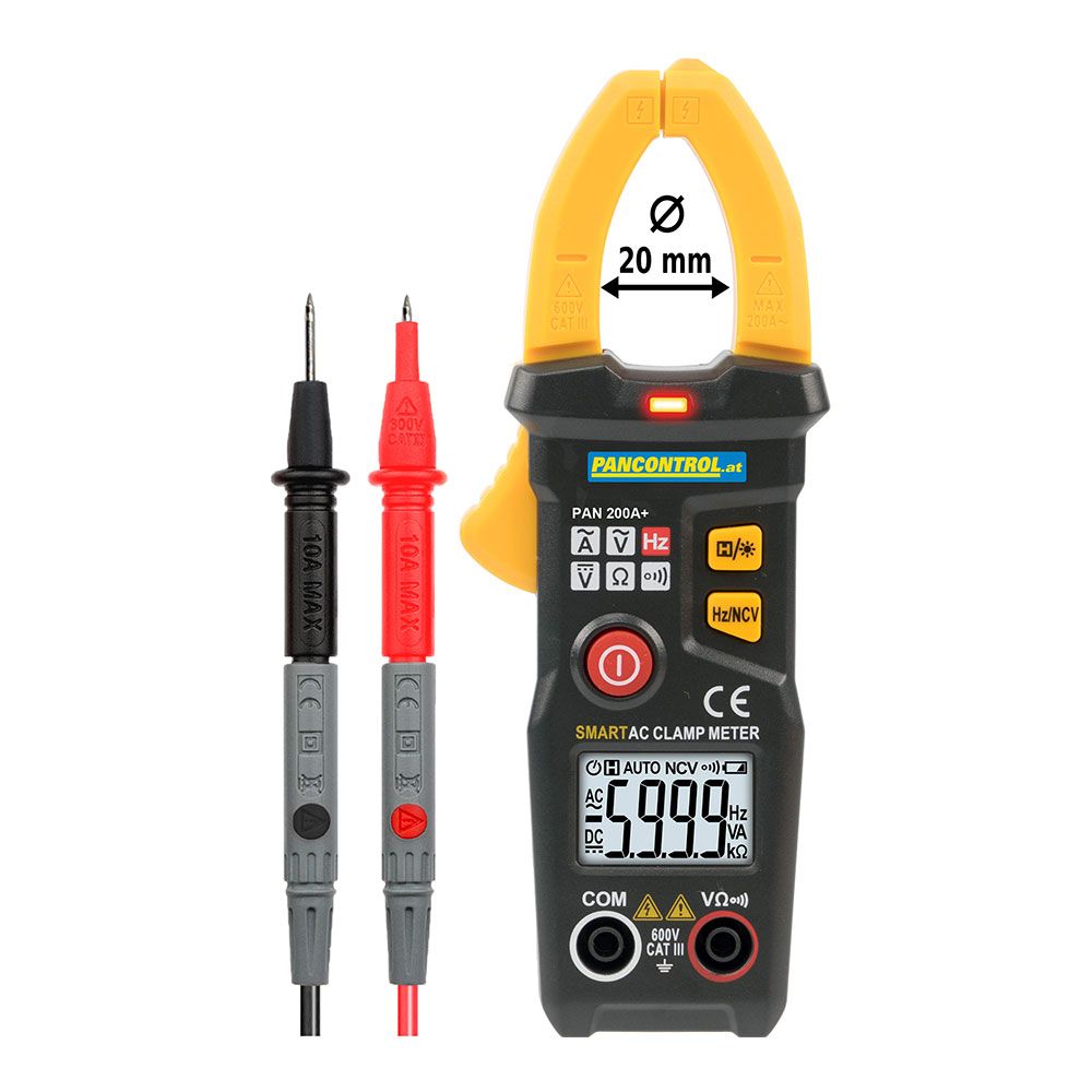 PINZA AMPERIMÉTRICA DIGITAL AC PAN 200A