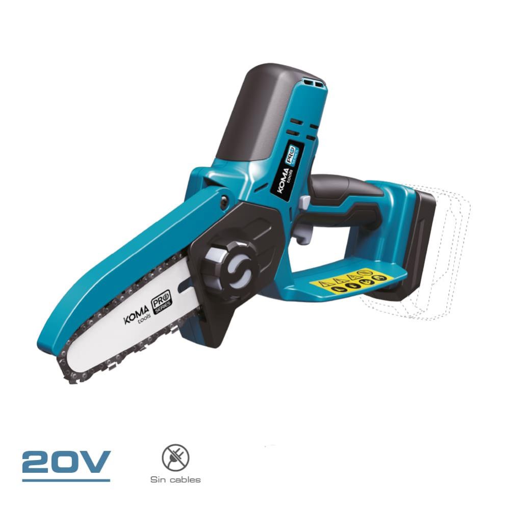 MINI MOTOSIERRA 20 V SIN BATERÍA NI CARGADOR
