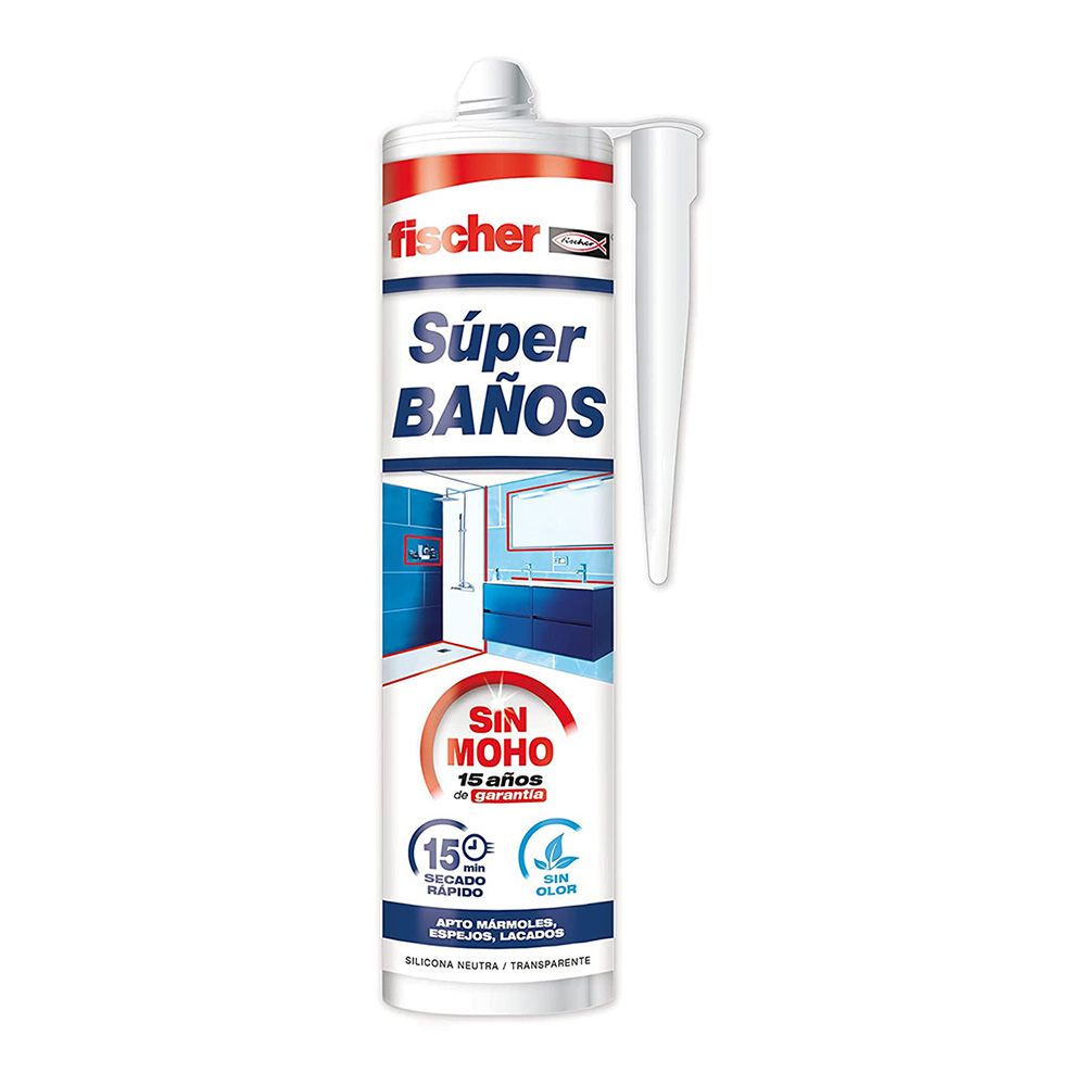 SILICONA SUPER BAÑOS SIN MOHO TRANSLUCIDA 280 ml