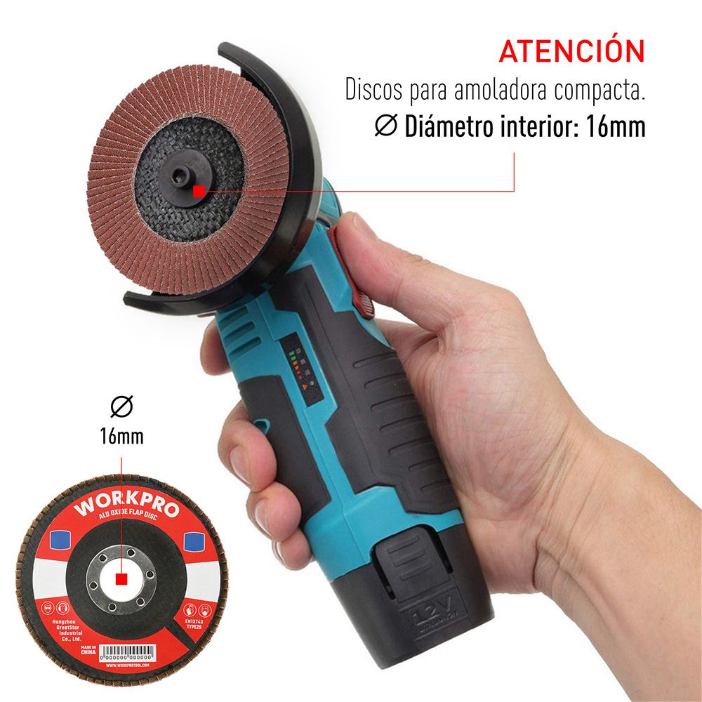 DISCO LÁMINAS PLANO Ø100 x 16 mm 120 g