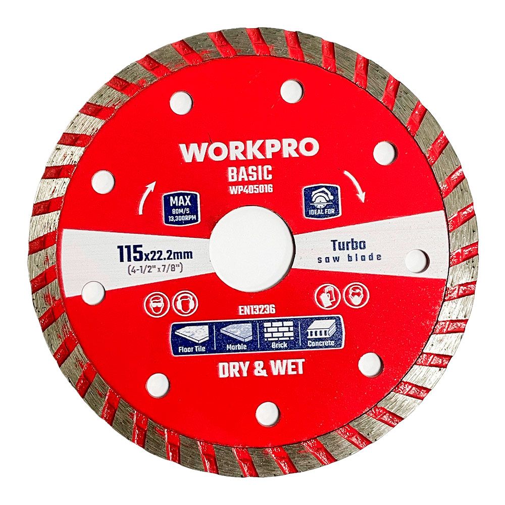 DISCO DIAMANTADO CONTINUO TURBO BASIC Ø115 x 22,2 mm