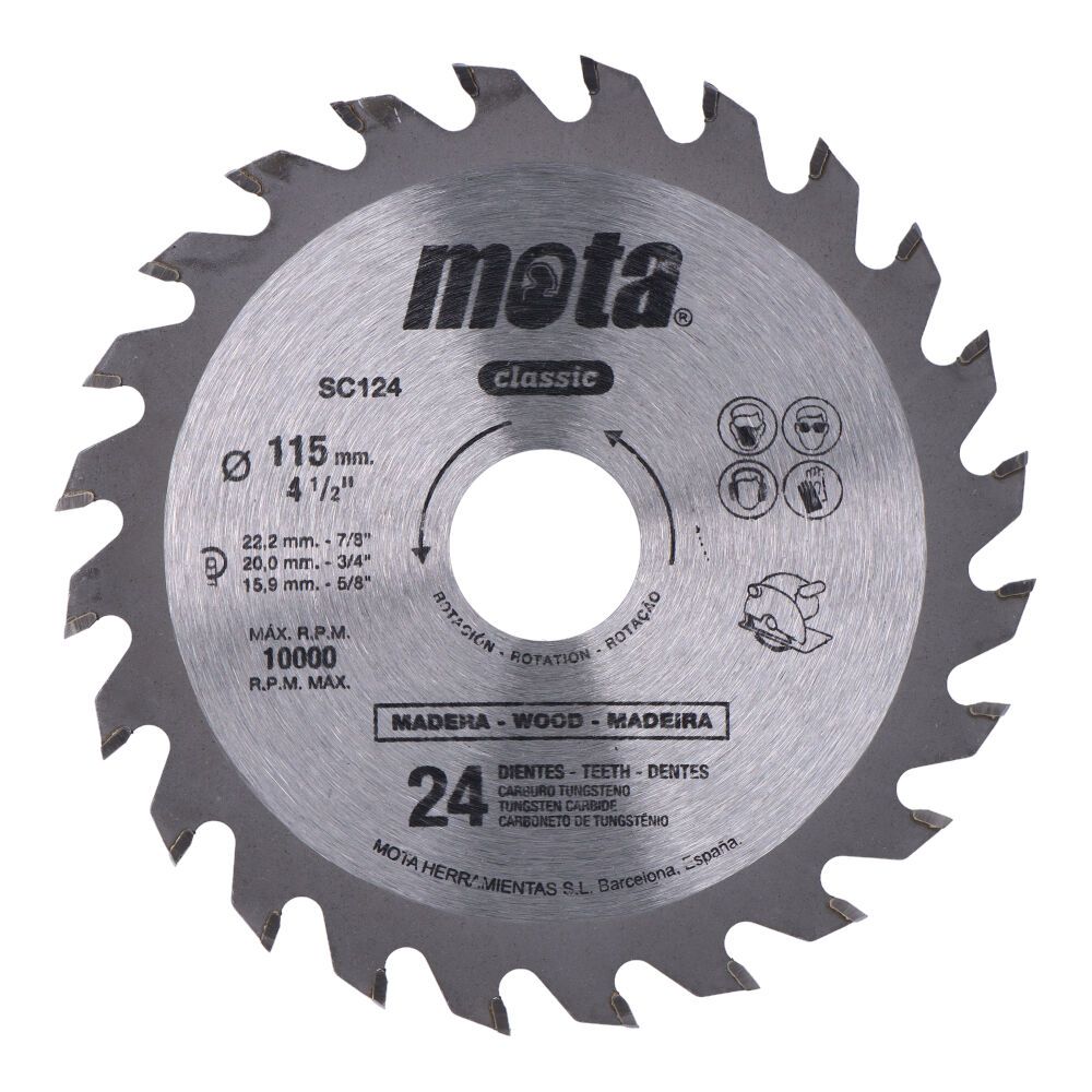 SIERRA CIRCULAR WIDIA Ø115 mm 24 DIENTES
