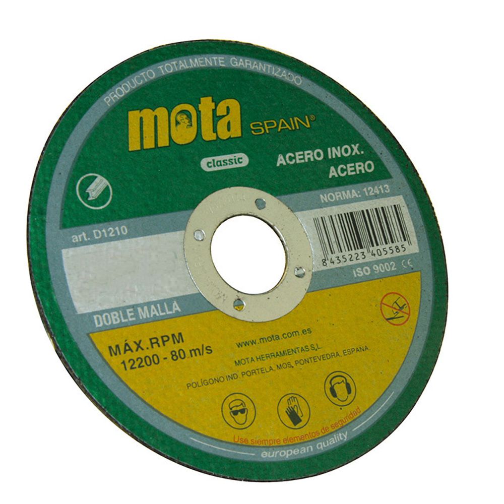 DISCO CORTE ACERO INOX Ø115 x 1,6 x 22,23 mm