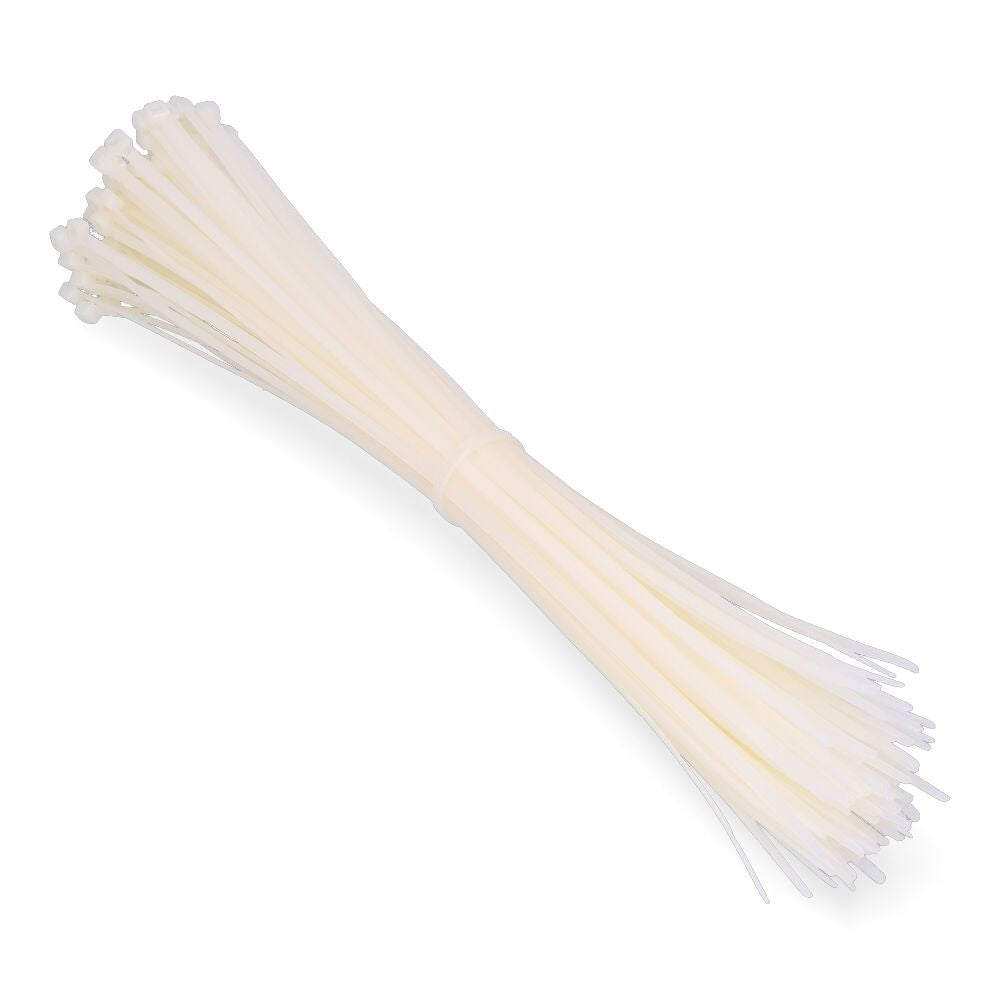 BRIDAS, NYLON, ALTA CALIDAD, NATURAL, 385 x 4,8 mm, BOLSA, 100 uds