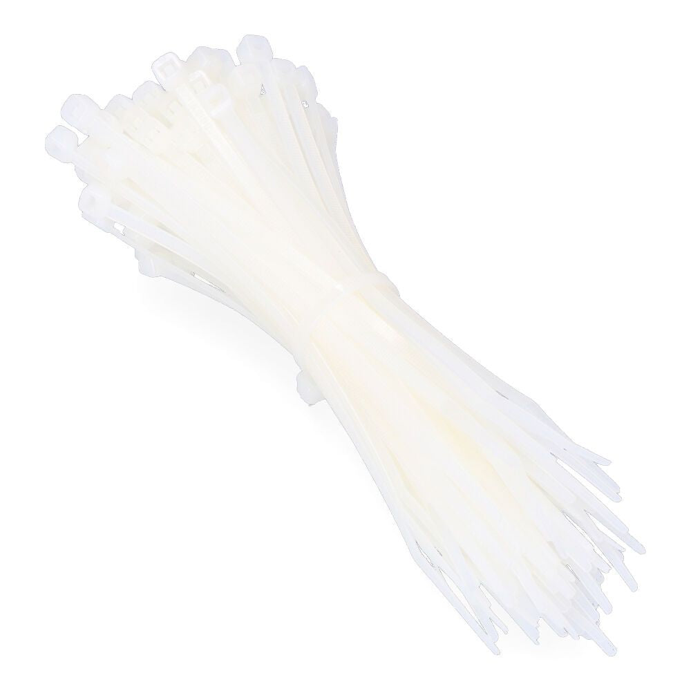 BRIDAS, NYLON, ALTA CALIDAD, NATURAL, 150 x 3,6 mm, BOLSA, 100 uds