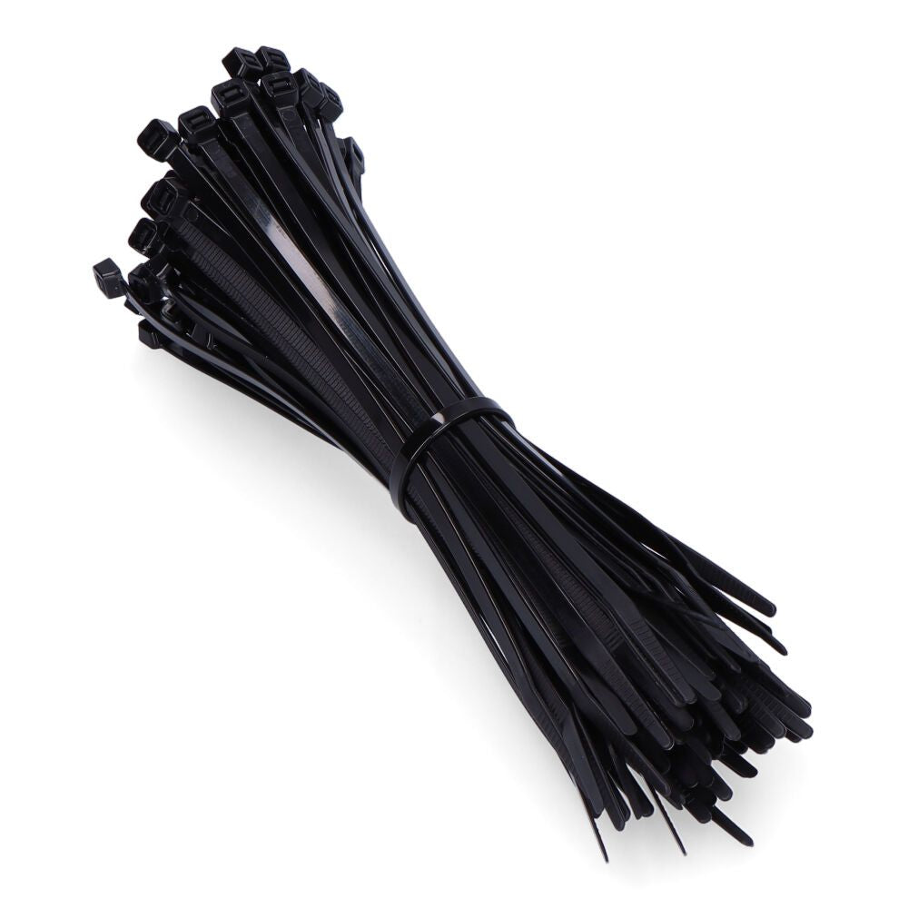 BRIDAS, NYLON, ALTA CALIDAD, NEGRO, 203 x 4,6 mm, BOLSA, 100 uds