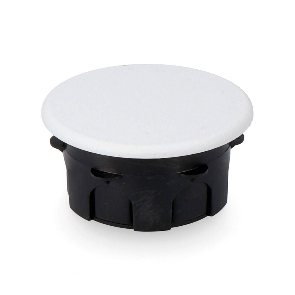 CAJA REDONDA DE EMPOTRAR Ø60 x 40 mm CON GARRA DE PLÁSTICO