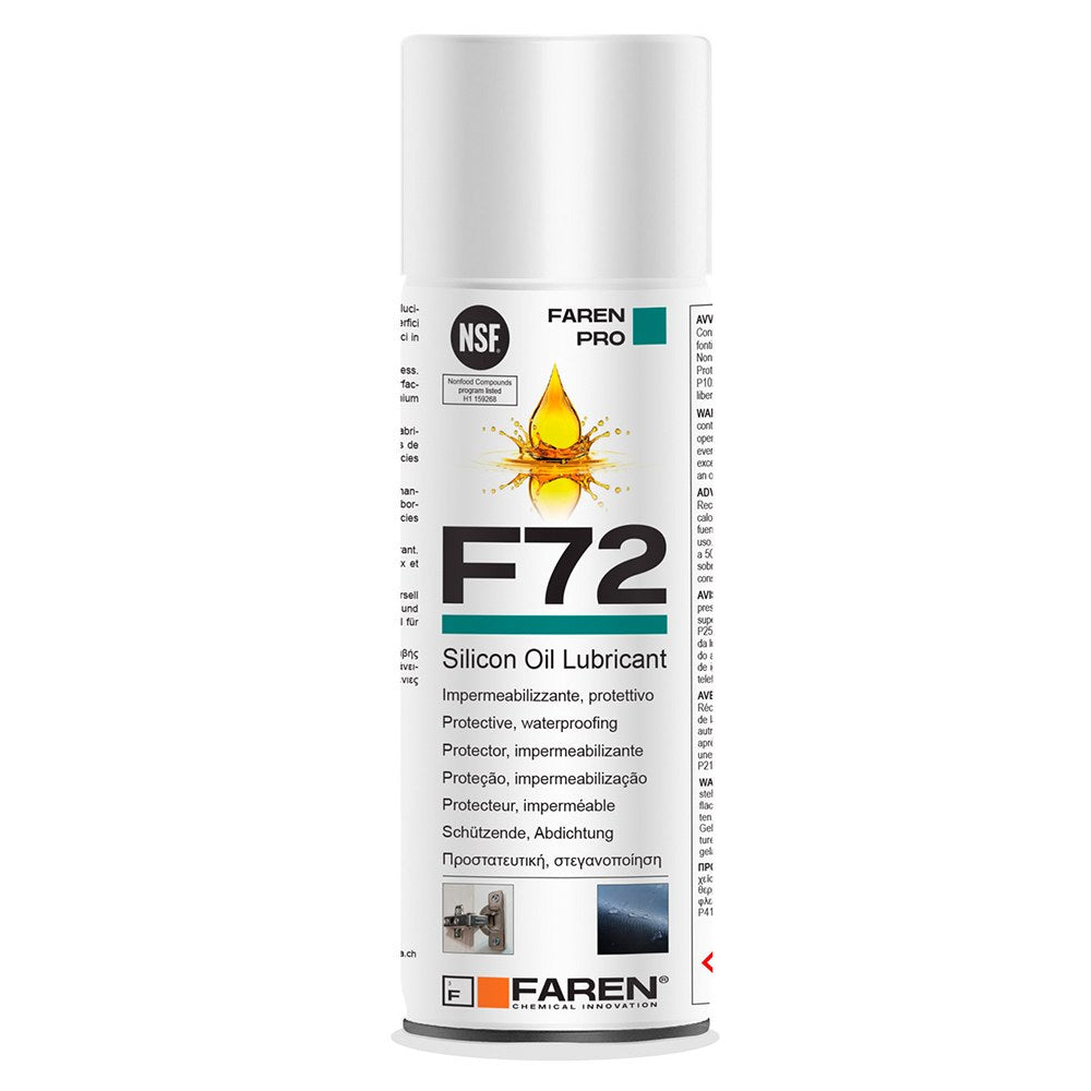 ACEITE DE SILICONA LUBRICANTE Y PROTECTOR F72, 400 ml