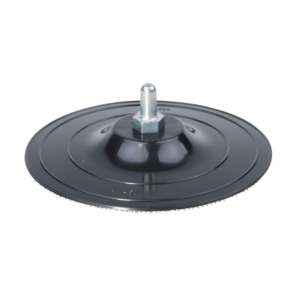PLATO PARA TALADRO, FIXOFLEX, VÁSTAGO REDONDO 8 mm Ø125 mm