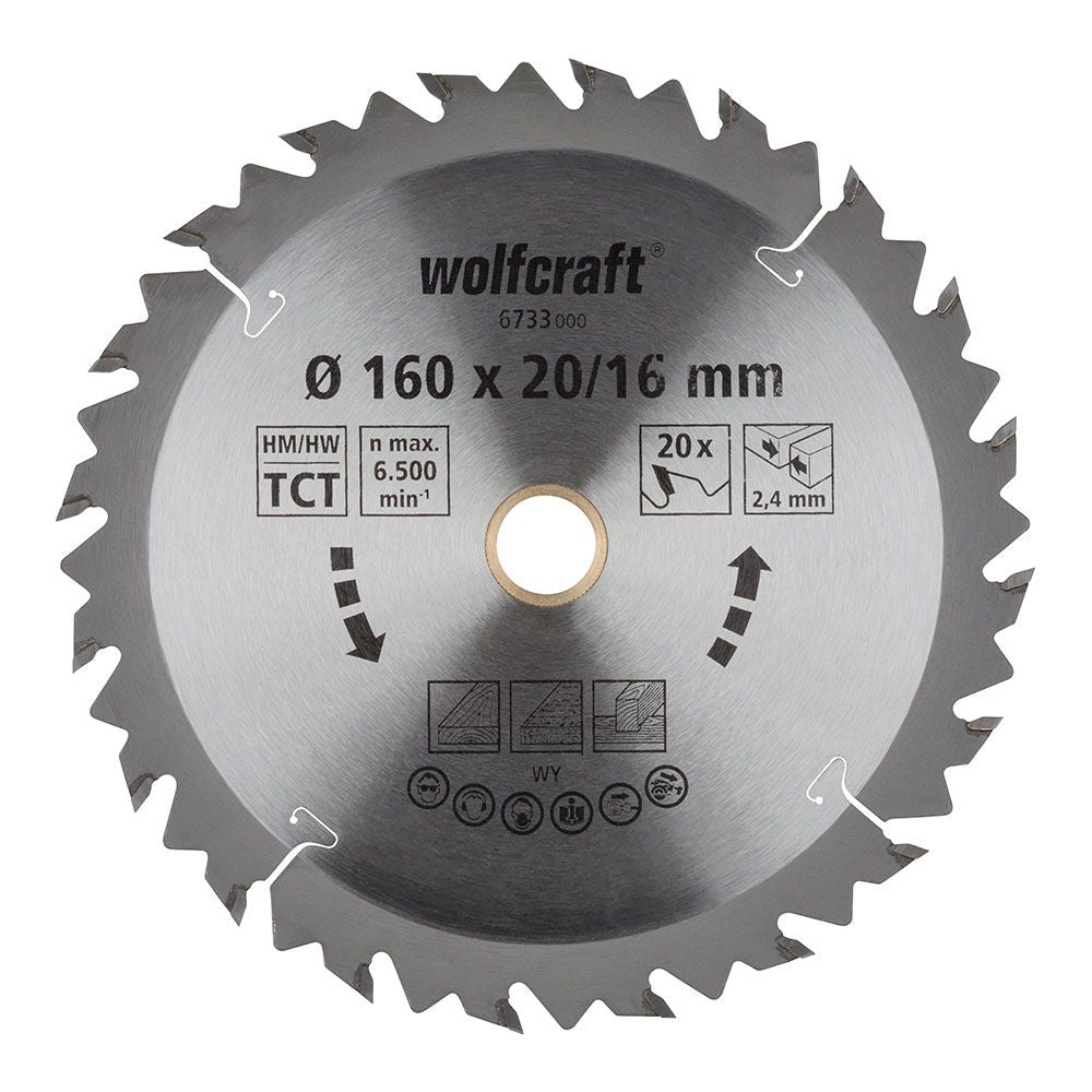 DISCO DE SIERRA CIRCULAR CT, Ø160 mm x 20 DIENTES