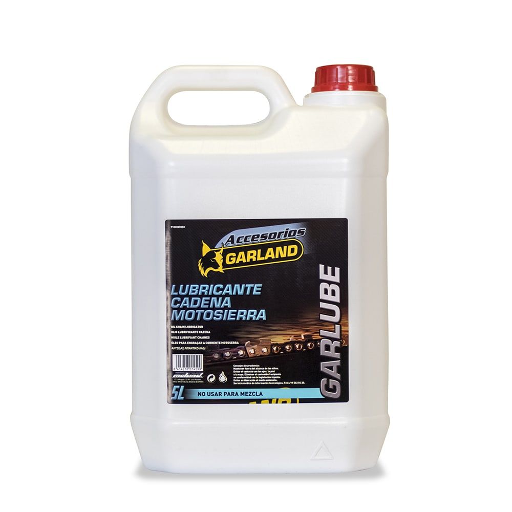 LUBRICANTE PARA CADENA DE MOTOSIERRA 5L. GARLAND