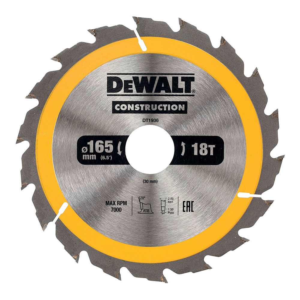 DISCO CORTE Ø165 x 30 mm 18T (AC)