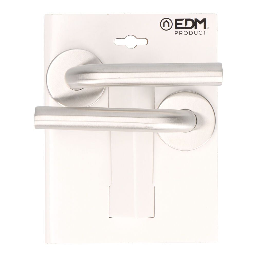 JUEGO DE ROSETA, MODELO 575, DE ACERO INOXIDABLE CON ACABADO INOX, Ø53 mm, BLÍSTER