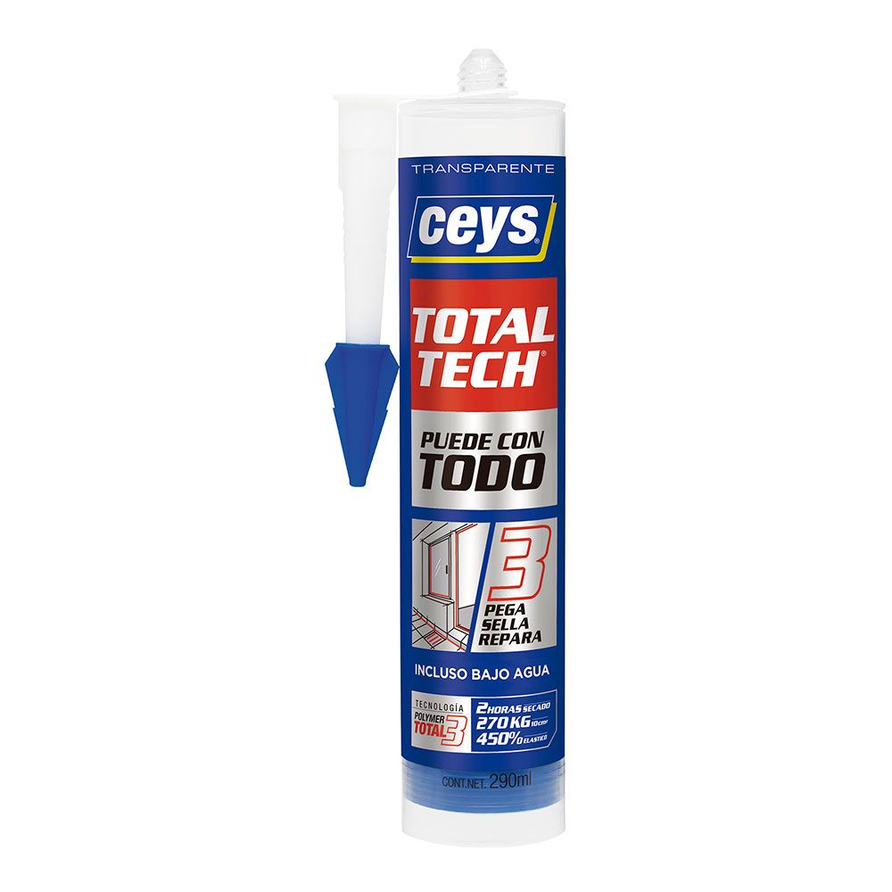 ADHESIVO SELLADOR TOTAL TECH TRANSPARENTE 290 ml