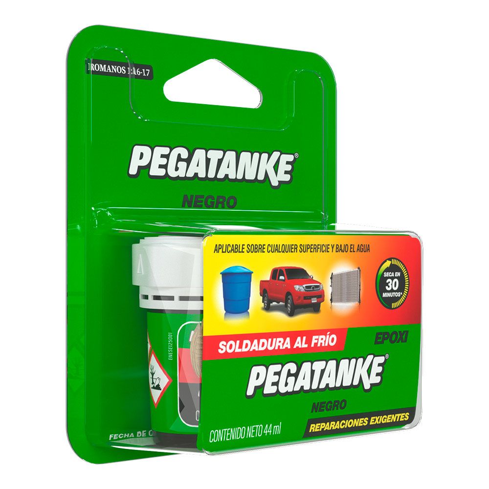 PEGAMENTO EPÓXICO BI-COMPONENTE NEGRO, 44 ml