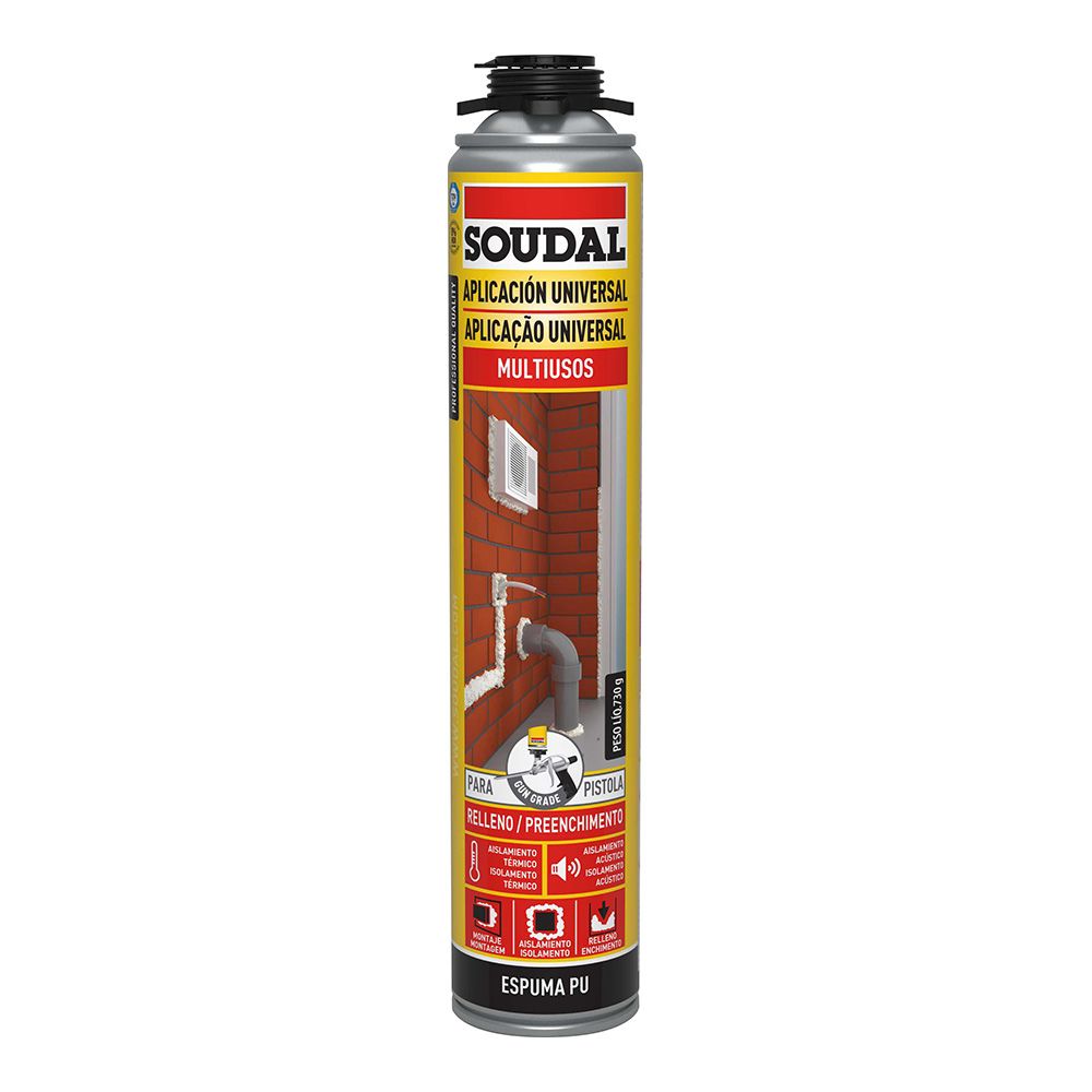 ESPUMA PISTOLA CLÁSICA 750 ml