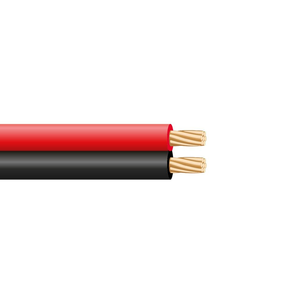 CABLE PARALELO ROJO Y NEGRO AUDIO 2 x 0,75 mm EURO/m