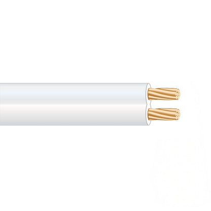 CABLE PARALELO BLANCO AUDIO 2 x 1,00 mm EURO/m