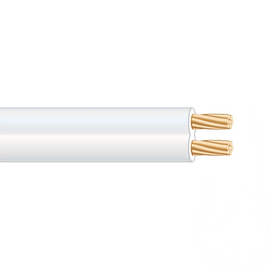 CABLE PARALELO BLANCO AUDIO 2 x 1,00 mm EURO/m