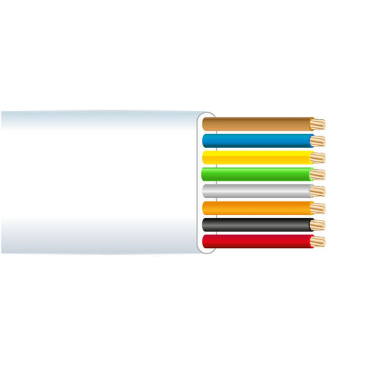 CABLE TELEFÓNICO 8 VIAS BLANCO CAT.3 EURO/m