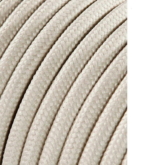 CARRETE CABLE CORDÓN TUBULAR H03VV-F 2 x 0,75 mm² ALGODÓN, 5 m