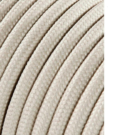 CARRETE CABLE CORDÓN TUBULAR H03VV-F 2 x 0,75 mm² BEIGE, 5 m