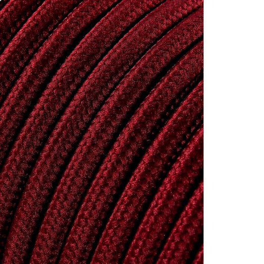 CARRETE CABLE CORDÓN TUBULAR H03VV-F 2 x 0,75 mm² BURDEOS, 5m
