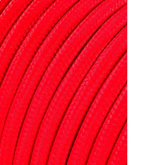 CARRETE CABLE CORDÓN TUBULAR H03VV-F 2 x 0,75 mm² ROJO, 5 m
