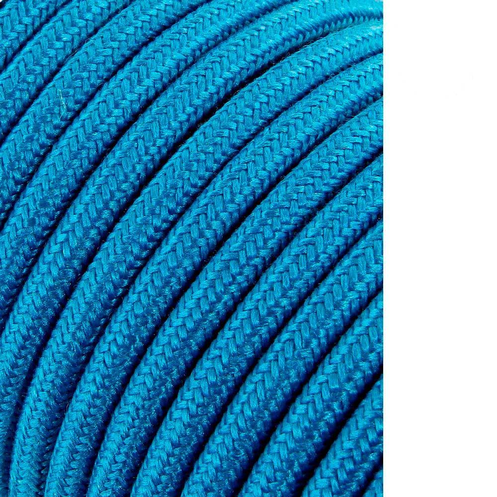 CARRETE CABLE CORDÓN TUBULAR H03VV-F 2 x 0,75 mm² AZUL CLARO, 5 m