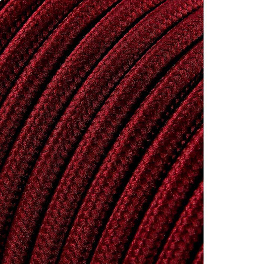 CARRETE CABLE CORDÓN TUBULAR H03VV-F 2 x 0,75 mm² BURDEOS, 25 m