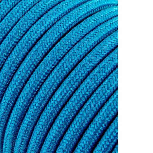 CARRETE CABLE CORDÓN TUBULAR H03VV-F 2 x 0,75 mm² AZUL CLARO, 25 m