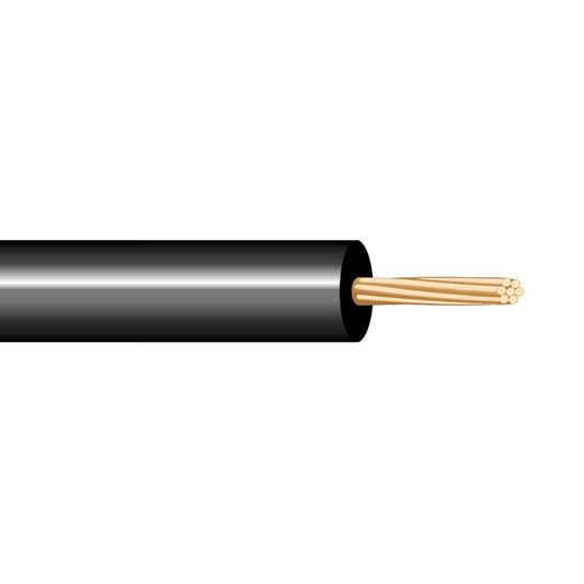 CABLECILLO H05V-K 0,50 mm² NEGRO EURO/m