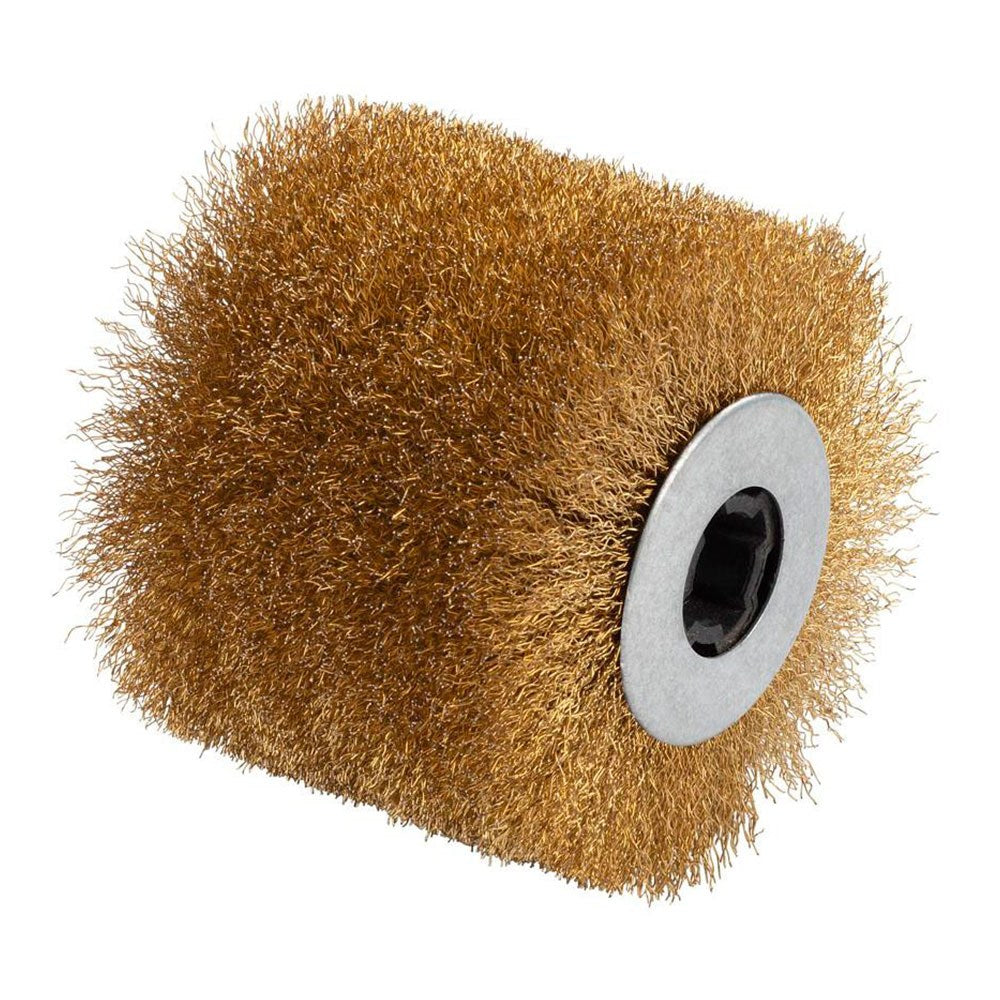 CEPILLO DE ALAMBRE DE ACERO Ø120 x 100 mm, BLISTER