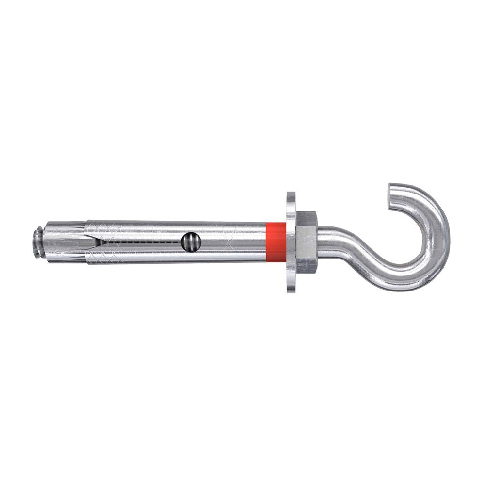 ANCLAJE METÁLICO FSL 8 ACABADO GANCHO M6 x 45 mm, BOLSA 4 uds