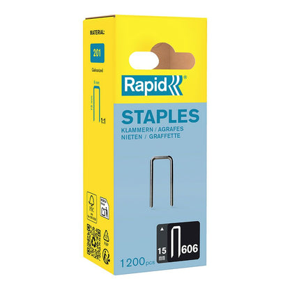 GRAPAS 606 / 15 mm GALVANIZADA, 1200 uds