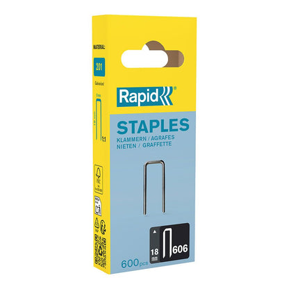 GRAPAS 606 / 18 mm GALVANIZADA, 600 uds