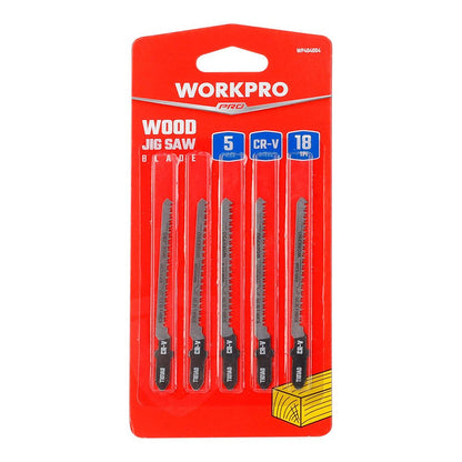 HOJA DE SIERRA PARA MADERA 83 mm x 18 TPI, JUEGO 5 PIEZAS