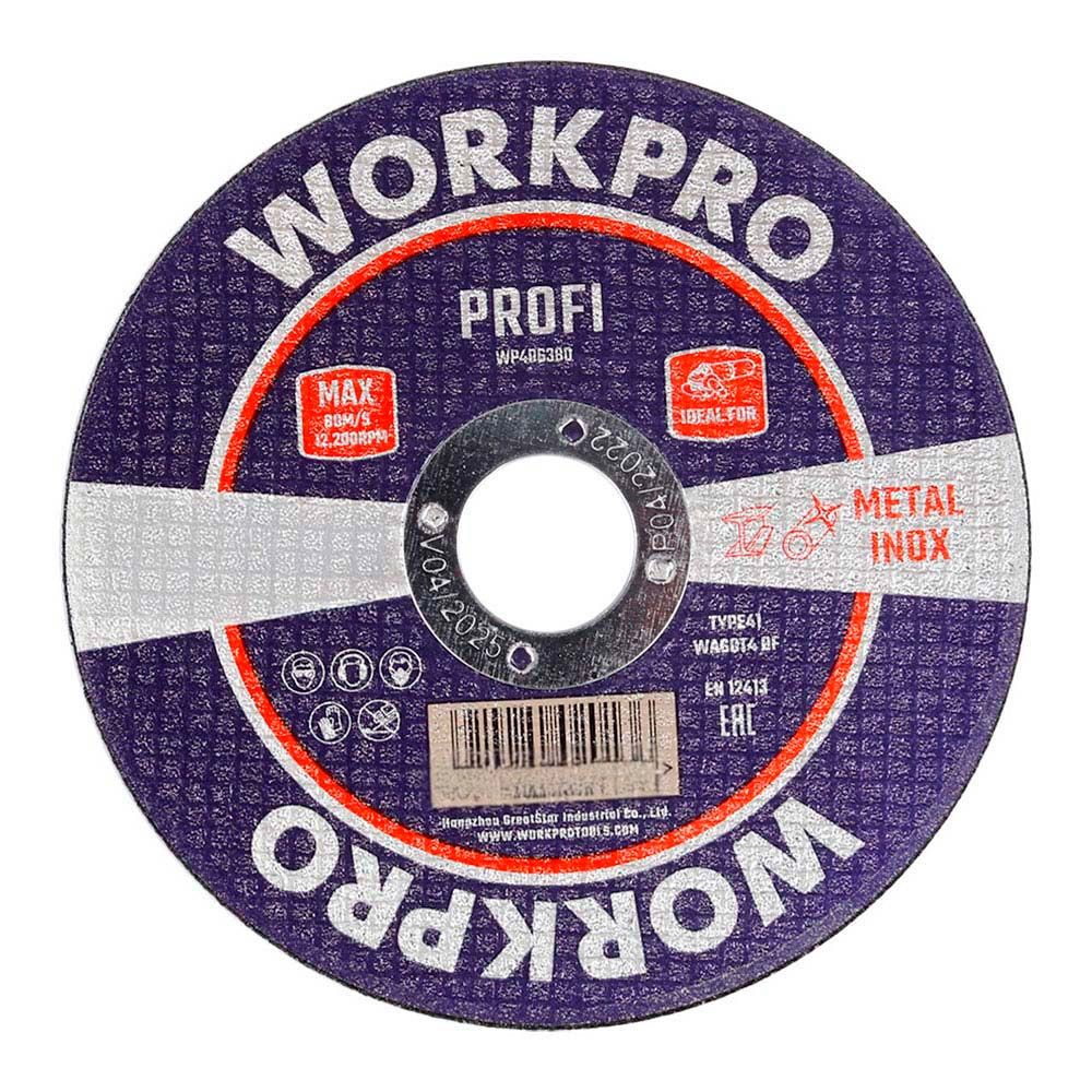 DISCO DE CORTE METAL E INOX T41, PROFI, Ø125 x 1,6 x 22,2 mm