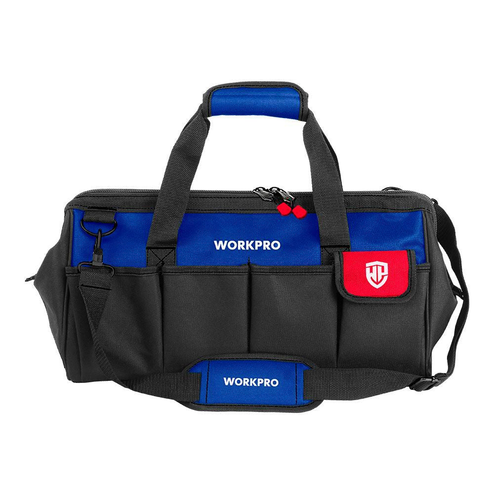 BOLSA DE HERRAMIENTAS CON CREMALLERA Y BASE IMPERMEABLE, 42 x 24 x 25 cm