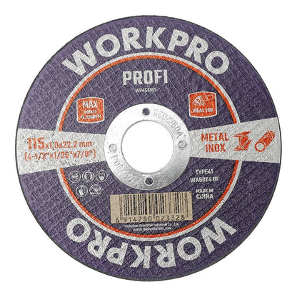 DISCO DE CORTE METAL E INOX T41, PROFI, Ø115 x 1,0 x 22,2 mm