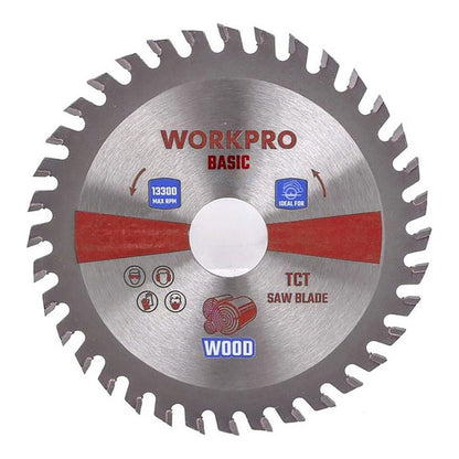 DISCO DE SIERRA CIRCULAR TCT PARA MADERA, BASIC, Ø115 x 22,2 mm x 36 DIENTES