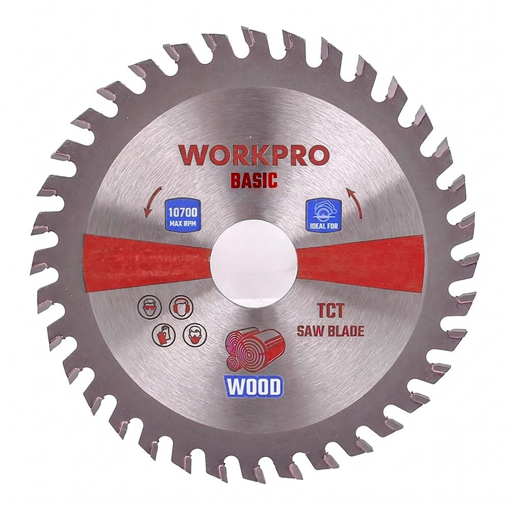 DISCO DE SIERRA CIRCULAR TCT PARA MADERA, BASIC, Ø125 x 22,2 mm x 36 DIENTES