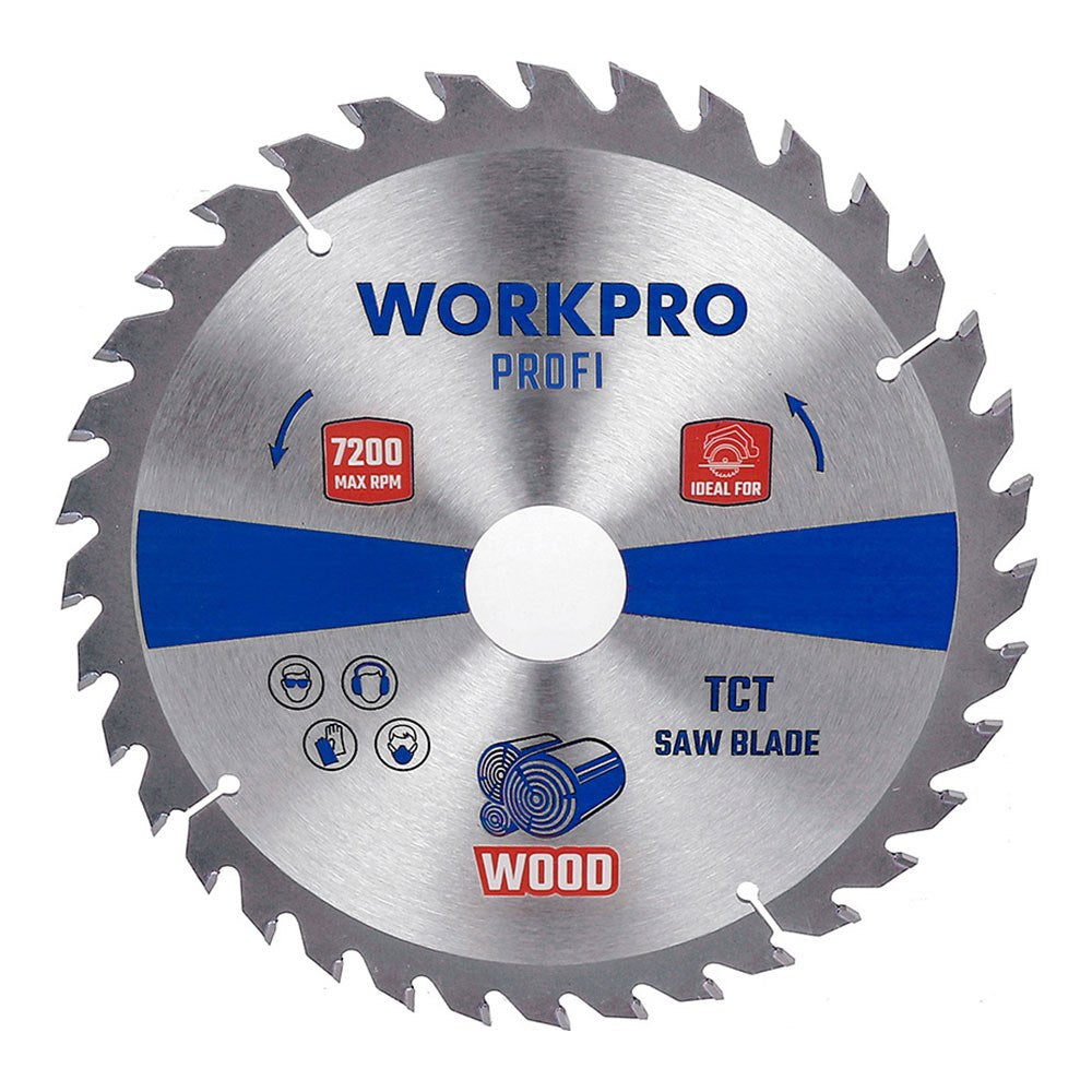 DISCO DE SIERRA CIRCULAR TCT PARA MADERA, PROFI, Ø185 x 30 mm x 36 DIENTES