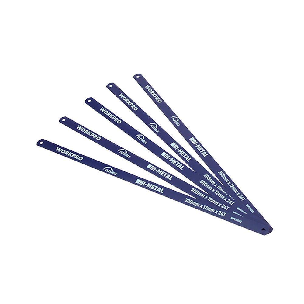HOJAS DE SIERRA BIMETÁLICAS, 300 mm, 24 TPI, 5 uds