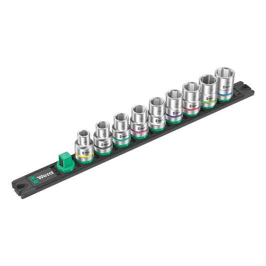 VASOS ½ pulg RAIL C4, JUEGO 9 PIEZAS