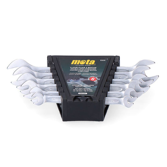 LLAVE FIJA 6 A 17 mm, TETRON, JUEGO 6 PIEZAS