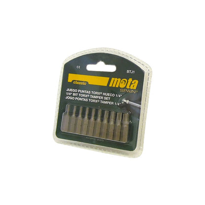 PUNTAS TORX TAMPER x 25 mm, 10 uds