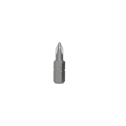PUNTAS PHILLIPS PH2 x 25 mm ¼ pulg ACERO, 10 uds