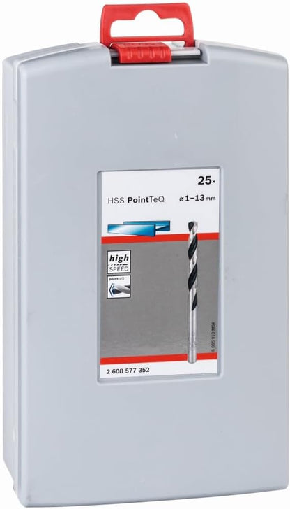 Set 25 Brocas para Metal Bosch HSS PointTeQ (1-13mm)