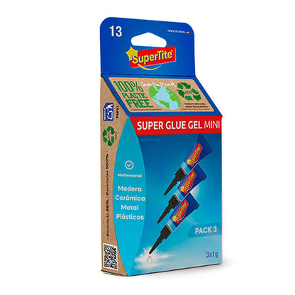 ADHESIVO INSTANTÁNEO GEL BLISTER 3 x 1 g